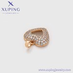 Pendant Manufacturer - XUPING X000864170 18K Gold Plated Iced Out Big Love Heart