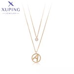 Women Necklace Manufacturer - XUPING X000905159 18K Gold Plated Stone Trendy Charming