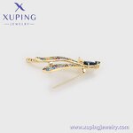 Women Brooch Manufacturer - XUPING S00099716 14K Gold Plated Dragonfly Animal Colorful