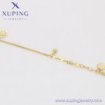 Women Anklet Manufacturer - XUPING X000966571 14K Gold Plated Cute Pendant Foot Chain