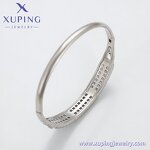Women Bangle Manufacturer - XUPING X000709880 Platinum Plated Copper Alloy Simple