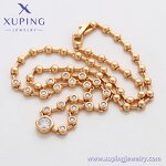 Women Necklace Manufacturer - XUPING X000850158 18K Gold Plated Fine Simple Fashion