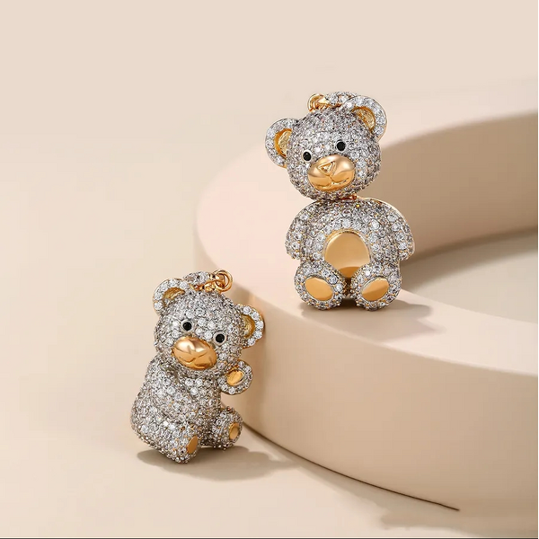Pendant Manufacturer - XUPING X000751129 Multicolor Gold Plated Charming Bear Fashion