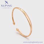Women Bangle Manufacturer - XUPING X000835473 18K Gold Plated No Stone Daily Wear