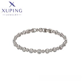 Women Bracelet Manufacturer - XUPING X000695183 Platinum Plated Classic Stone Fashion