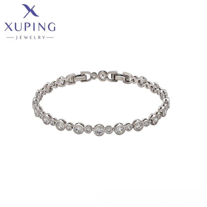 Women Bracelet Manufacturer - XUPING X000695183 Platinum Plated Classic Stone Fashion