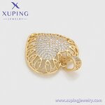 Women Pendant Manufacturer - XUPING X000743480 14K Gold Plated Heart Cute Exquisite