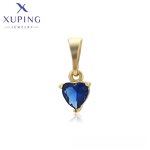 Pendant Manufacturer - XUPING X000741827 14K Gold Plated Ocean Blue Minimalist
