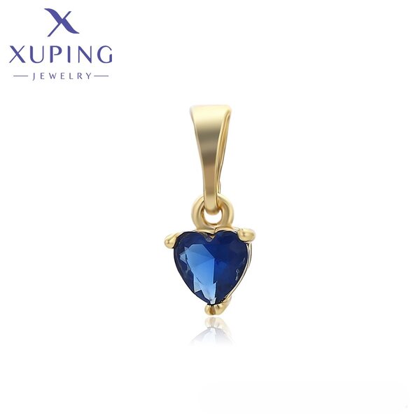 Pendant Manufacturer - XUPING X000741827 14K Gold Plated Ocean Blue Minimalist