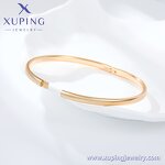 Women Bangle Manufacturer - XUPING X000937700 18K Gold Plated Plain Design New