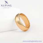 Women Ring Manufacturer - XUPING X000821413 18K Gold Plated Minimalist Wedding Copper