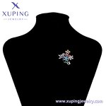Women Brooch Manufacturer - XUPING S00100578 Colorful Flower Bird Fashion Elegant