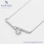 Women Jewelry Set Manufacturer - XUPING 64692 Platinum Plated Hexagonal Crystal Exquisite