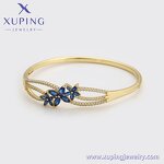 Women Bracelet Manufacturer - XUPING X000998538 14K Gold Plated Flower Copper Exquisite
