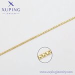 Women Anklet Manufacturer - XUPING X000978467 14K Gold Plated Simple Foot Link Chain