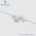 Women Bracelet Manufacturer - XUPING X000977478 Platinum Plated Elegant Simple Charm