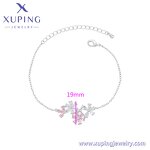 Women Bracelet Manufacturer - XUPING X000977478 Platinum Plated Elegant Simple Charm