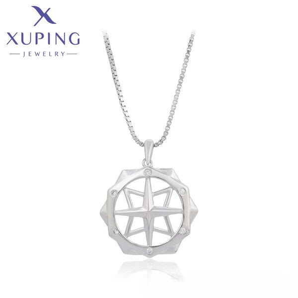 Women Necklace Manufacturer - XUPING A00314145 Platinum Plated Colorful Daily Romantic