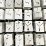 Women Necklace Manufacturer - XUPING Gold Plated Link Chain Pearl Crystal Butterfly