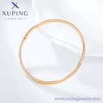 Women Bangle Manufacturer - XUPING X000937700 18K Gold Plated Plain Design New