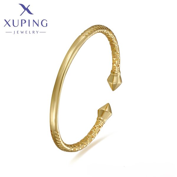 Women Bangle Manufacturer - XUPING X000824189 14K Gold Plated No Stone Daily Wear