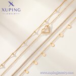 Women Belly Chain Manufacturer - XUPING Gold Plated Sexy Multi Layered Waist Body
