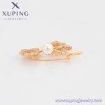 Women Brooch Manufacturer - XUPING A00912323 Fashion Pink Plum Blossom Flower