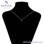 Pendant Manufacturer - XUPING X000741827 14K Gold Plated Ocean Blue Minimalist