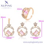 Wedding Jewelry Set Manufacturer - XUPING X000709041 18K Gold Plated Star Elegant