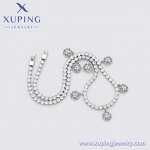 Women Necklace Manufacturer - XUPING 14N244306 Platinum Plated Flower Light Luxury
