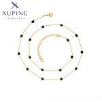 Women Necklace Manufacturer - XUPING X000994367 24K Gold Plated Link Chain Simple