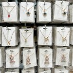 Women Necklace Manufacturer - XUPING Gold Plated Link Chain Pearl Crystal Butterfly