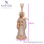 Men Pendant Manufacturer - XUPING A00918034 18K Gold Plated Rhinestone Skull Halloween