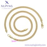 Men Jewelry Set Manufacturer - XUPING X000938705 14K Gold Plated Cuban Chain Copper