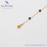 Women Necklace Manufacturer - XUPING X000994367 24K Gold Plated Link Chain Simple