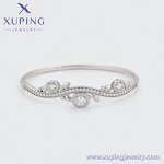 Women Bangle Manufacturer - XUPING X000905849 Platinum Plated Silver Color Fashion