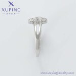 Women Ring Manufacturer - XUPING 13126 Platinum Plated Heart Engagement Charming