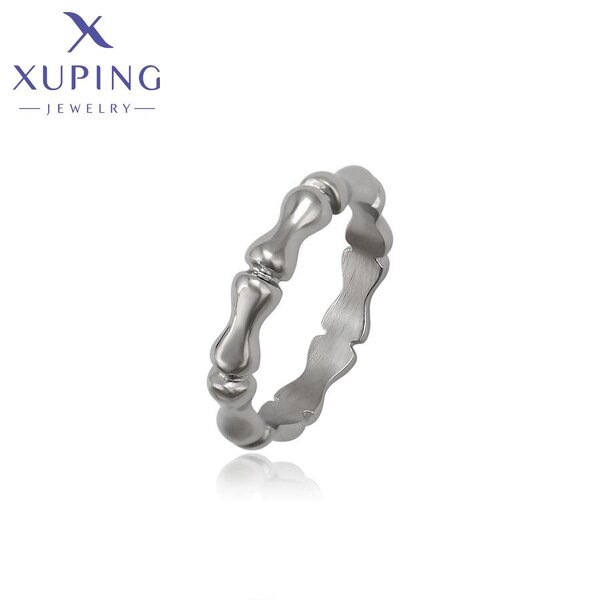 Unisex Ring Manufacturer - XUPING 16002 Stainless Steel Bamboo Style Fashion Bone