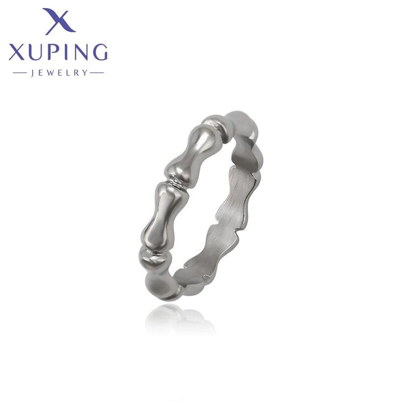 Unisex Ring Manufacturer - XUPING 16002 Stainless Steel Bamboo Style Fashion Bone