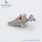 Women Brooch Manufacturer - XUPING A00898470 Synthetic CZ Copper Carrot Gift Fashion