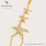 Women Bracelet Manufacturer - XUPING 75983 24K Gold Plated Starfish Creative Luxury