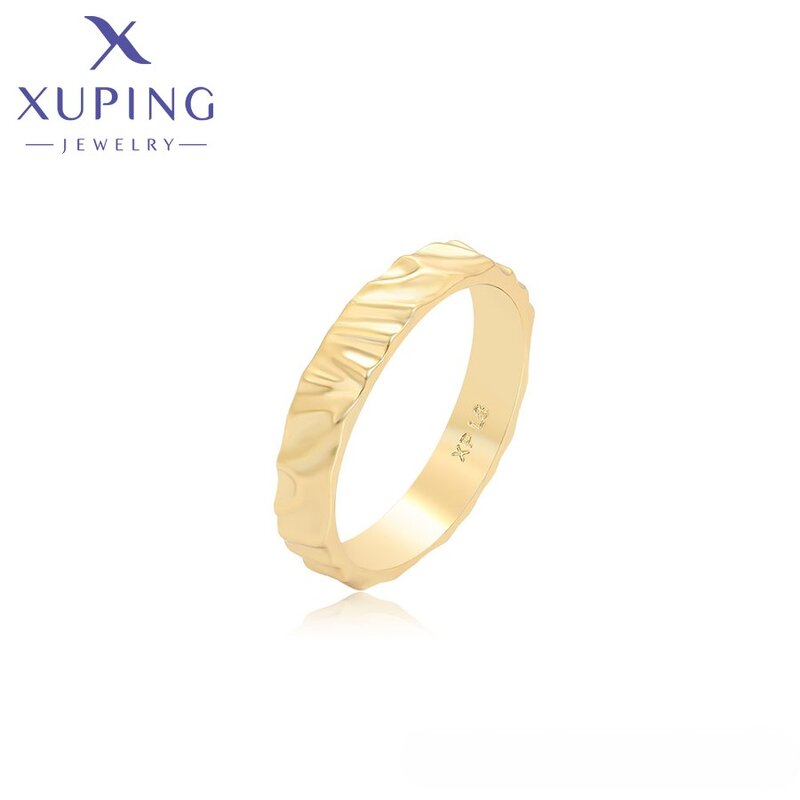 Women Ring Manufacturer - XUPING X000660533 14K Gold Plated Entry Lux Niche Simple