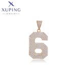 Pendant Manufacturer - XUPING X000716962 18K Gold Plated Number-6 Personality DIY