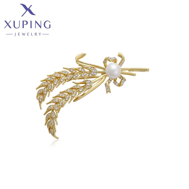 Women Brooch Manufacturer - XUPING S00109485 14K Gold Plated Ear of Wheat Gift
