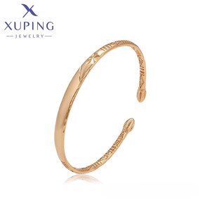 Women Bangle Manufacturer - XUPING X000835473 18K Gold Plated No Stone Daily Wear