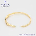 Women Bangle Manufacturer - XUPING X000448710 14K Gold Plated Star Bracelet Elegant