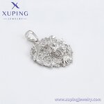 Unisex Jewelry Set Manufacturer - XUPING 65194 Platinum Plated Bully Lion Minimalist