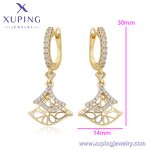 Pendant Earring Manufacturer - XUPING X000730508 14K Gold Plated Korean Luxury Women