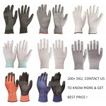 Work Safety Gloves Manufacturer - Wholesale Light Weight 13G Polyester Black Palm Fit PU