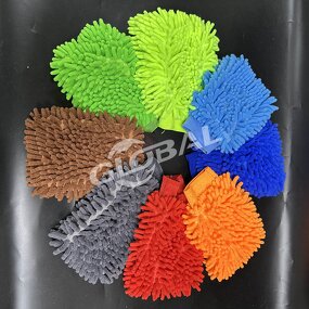 Car Wash Mitts Manufacturer - No Scratch Chenille Waterproof Lint-Free for Cleaning